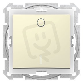 Sedna Spínač dvojpólový IP44, řazení 2, Beige SCHNEIDER SDN0200347