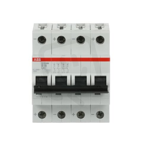 S204M-B16UC jistič 4P 16A char. B ABB 2CDS274061R0165