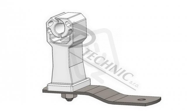 DT TECHNIC 310089 PV 22 R plast Cu Podpěra vedení pod šindel - plastový držák