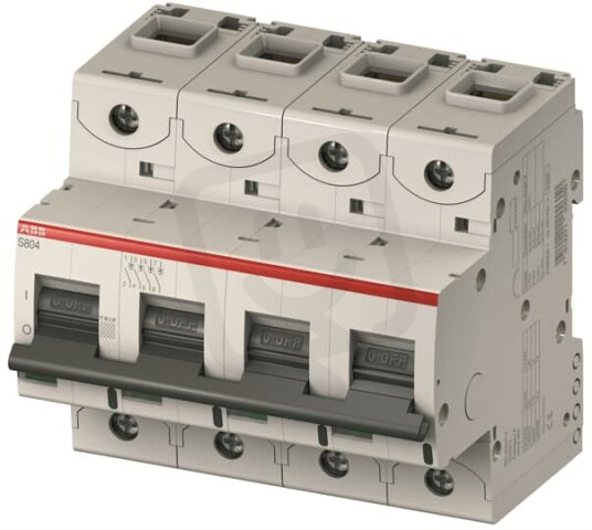 S804S-B10 jistič 4P char. B 10A s klecovou svorkou 50kA ABB 2CCS864001R0105