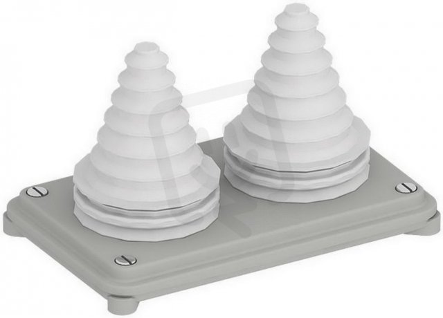 ZW455 příruba s 2 průchodkami 14..68mm ABB 2CPX039512R9999