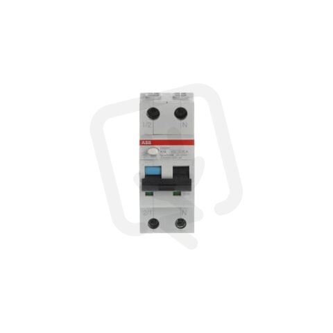 ABB DS201 K16 A30 kombinace jistič/chránič 2P (1P+N) 16A 30mA K 6kA A