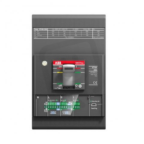 Výkonový jistič XT4N 250 Ekip LS/I In=250A 3p F F ABB 1SDA068126R0001