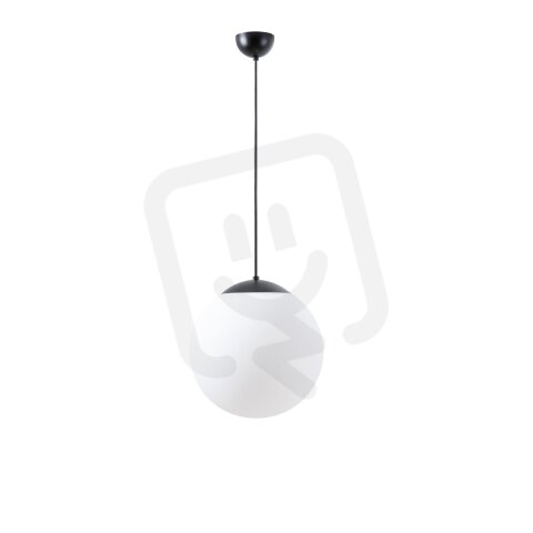 Závěsné svítidlo se skleněným stínidlem OSMONT ADRIA S2 10W IP40 E27 černá