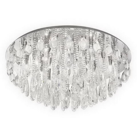 Stropní svítidlo CALAONDA 10xG9 d760 chrom/křišťál 330W IP20 EGLO 93434