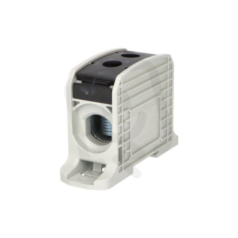 Svorka univerzální RKA 185 L S 353A 1pól. AL/CU černá DIN/panel 1006044