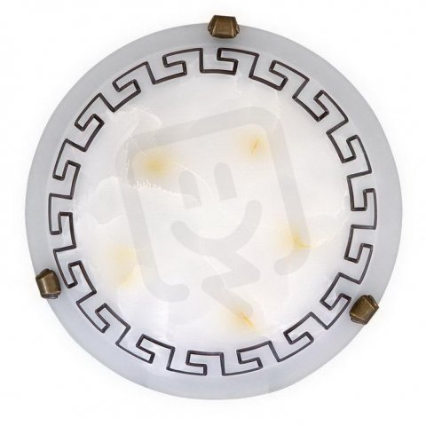 Etrusco E27 1x 60W IP20 rýžový kámen sklo/hnědá/bronz úchyt RABALUX 7648