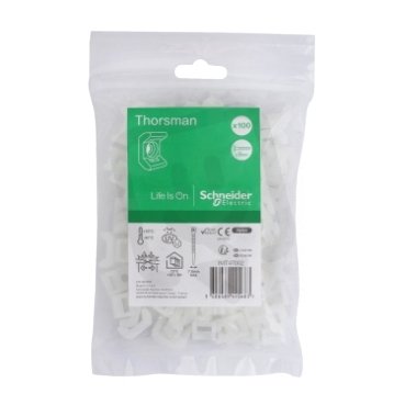 Thorsman Držák pro upevnění stahovacíh pásek 7.6mm, čírý SCHNEIDER IMT47002