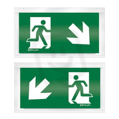 EsyLux EN10033209 Piktogram SLD SYMBOL 2-SIDE DOWN RIGHT LEFT