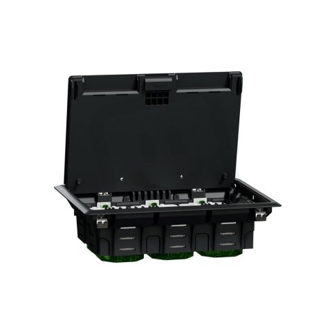 Unica System+ Podlahová krabice L plastová 6 modulů 45x45 SCHNEIDER INS52122
