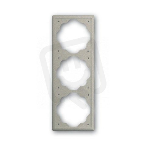 IMPULS Trojrámeček šampaňská metalíza 1723-79 ABB 2CKA001754A2536