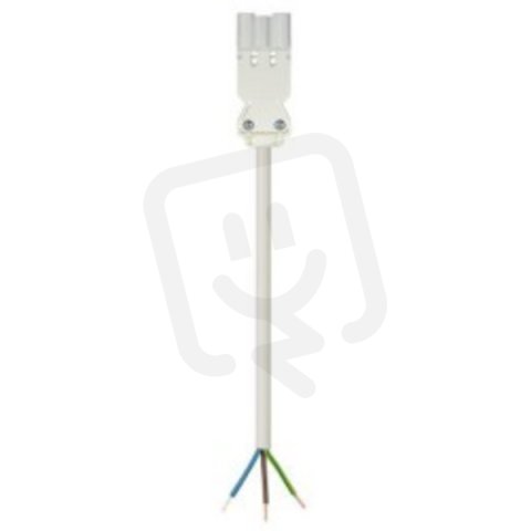 kabel s jedním konektorem gesis, 3-pól, 3*1,5mm2, vidlice, délka 0,5m, bílý