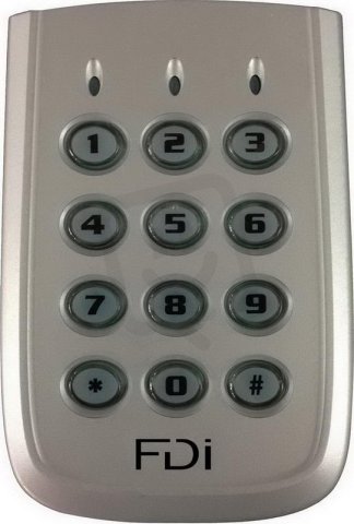Urmet GB-060-118 Kódová klávesnice, 2 výstupy, plast, montáž na povrch