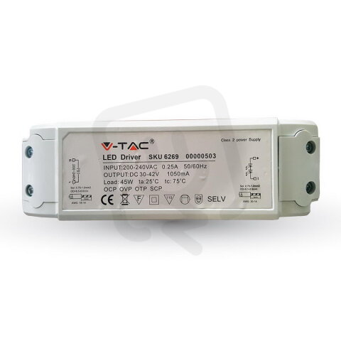 45W Dimmable Driver 5 Years Warranty A++
