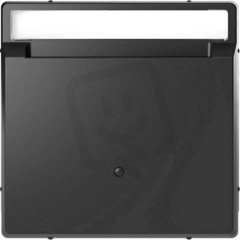 Kryt Merten D-Life pro spínač hotelových karet Antracit SCHNEIDER MTN3854-6034