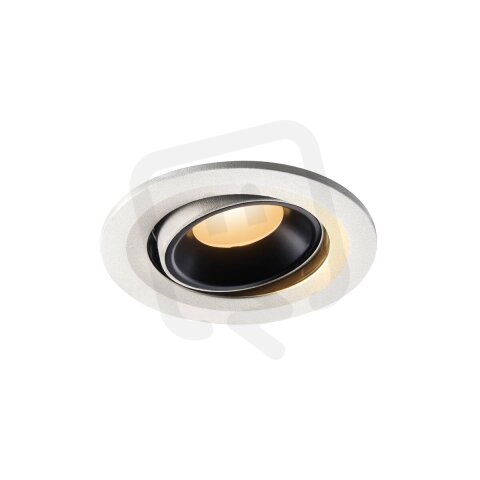 NUMINOS MOVE S, zápustné stropní svítidlo bílé/černé 2700 K 40° SLV 1005331