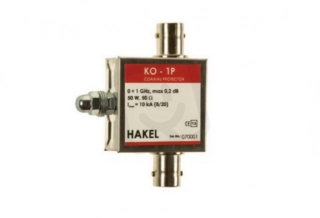 Koaxiální přepěťová ochrana KO - 1P HAKEL 55007