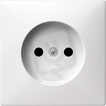 Schneider MTN2030-4019 Kryt zásuvky bez zemnícího kontaktu, S-Design, polar