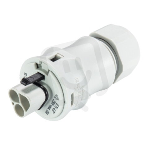 vidlice na kabel gesis RST, 2-pól, průchodka 6-10mm, šroubové svorky, sv.šedá