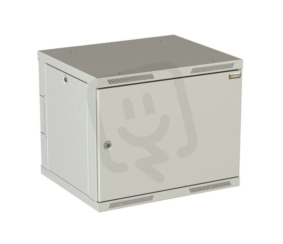 Rozvaděč nástěnný SENSA DUO 12U 500mm, dveře plech, RAL 7035 SOLARIX 83000484