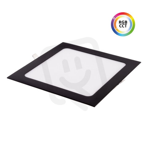 24HB27 LED panel RGBCCT 27W 24V čtverec černý T-LED 102344