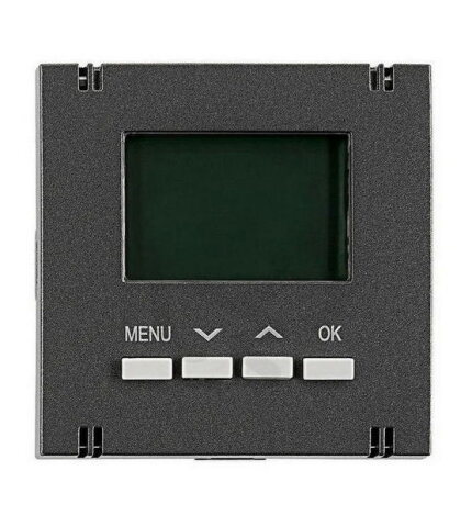 Kryt termostatu pro topení/chlazení, digitální, antracit SCHRACK EV113362--