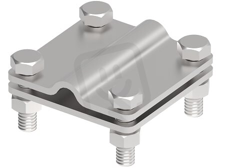 Křížová svorka L 65 na drát a pásku 8/10mm, páska 40mm V2A GROMTOR 101613