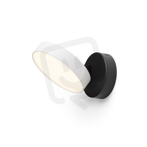 ARETHA přisazená bílá/černá 230V LED 12W 3000K RENDL R14421