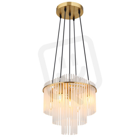 Závěsné svítidlo GORLEY zlatá matná 5x40W E14 IP20 GLOBO 15698H2M