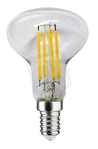 Fil. LED, E14 R50, 4W, 400lm, 3000K