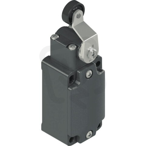 Koncový spínač s kladkou a rolnou M20x1,5, Kov, 1NO+1NC, PNP,Válečková páka,IP67