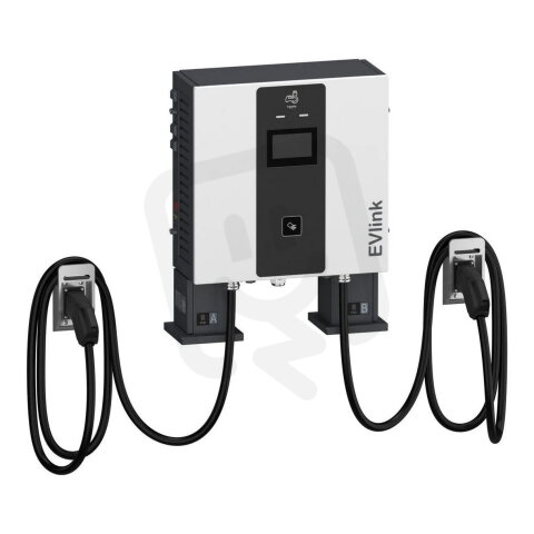 Rychlonabíjecí stanice, EVlink Pro DC, 60kW, konektory CCS2 + CCS2, 5m