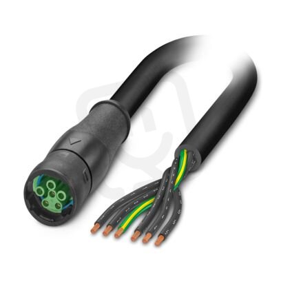 Napájecí kabel SAC-6P- 5,0-PUR/S15FS PE PHOENIX CONTACT 1514500
