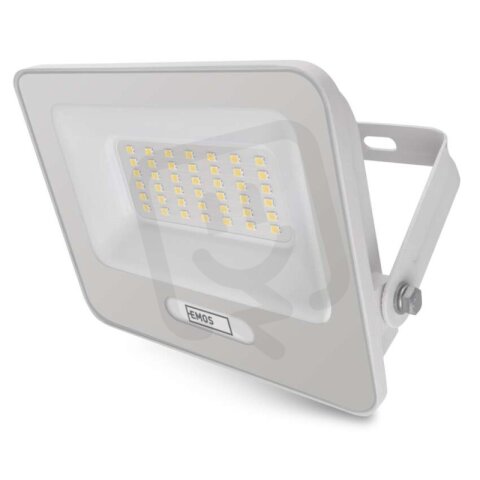 LED reflektor GLARO 30W, bílý, IP65, 3000 lm, neutrální bílá EMOS ZS2234W