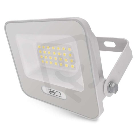 LED reflektor GLARO 20W, bílý, IP65, 2000 lm, neutrální bílá EMOS ZS2224W