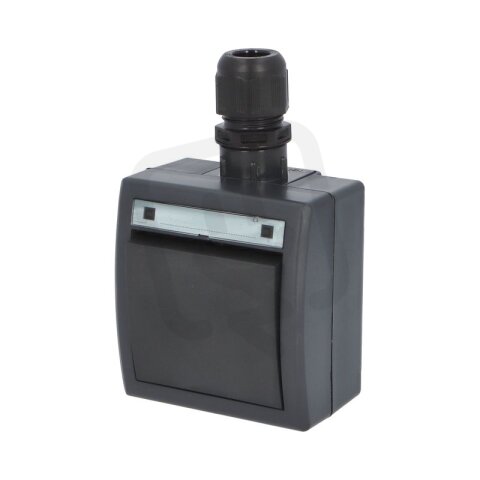ATLAS 2K IP65 Přepínač střídavý č.6 s vývodkou M20, na povrch, antracitový
