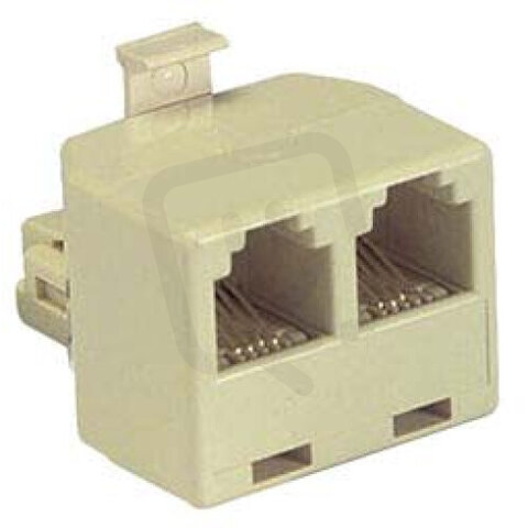 Rozdvojka RJ45 (8p8c) UTP pro konektory RJ45 (2xF/1xM) RJ 45-2F/M