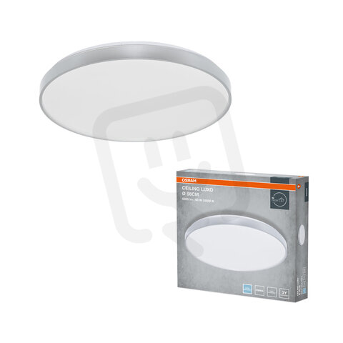 CEILING LUXO SILVER ? 56 cm 60W 6500K IP20 SILVER OSRAM 4099854652509
