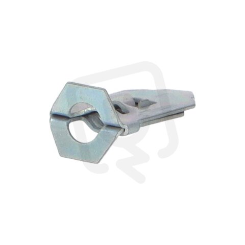 Hmoždinka kovová FL-pozinkovaná rozměr: 10x12x30 mm (VxŠxH) pro vruty 3,5-4,5 mm