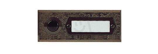 Tlačítko ETA 501 G, 1 kontakt, (bronz), 38x98x15 mm GROTHE 55511