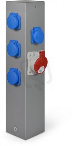 Energo sloupek 1x1653-400V,4x230V SEZ-CZ RS-16-4-1653