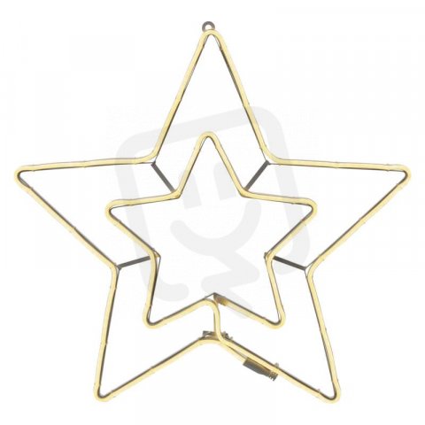 288LED STAR FRAME IP44 WW
