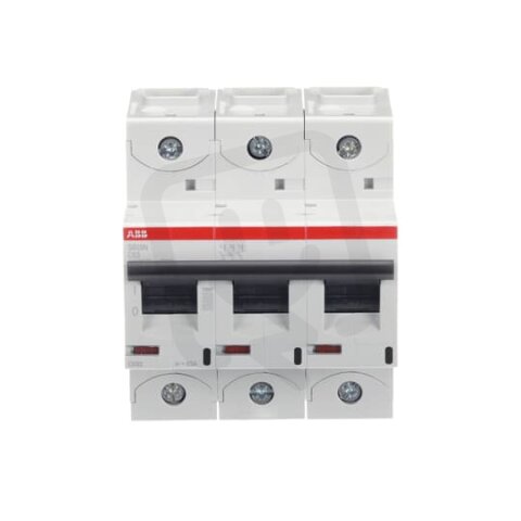 S803N-C63 jistič 3P char. C 63A s klecovou svorkou Icu 36kA ABB 2CCS893001R0634