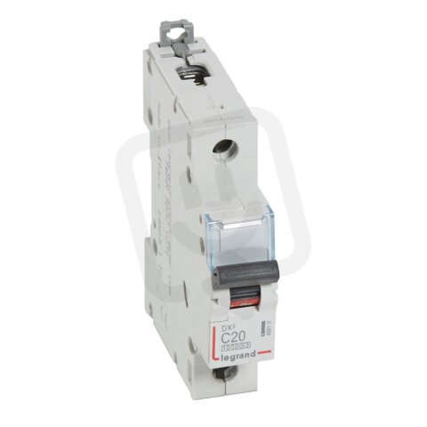 DX3 JISTIČ, 1 PÓLOVÝ, CHAR. C,20A 10000A/16KA LEGRAND 409115