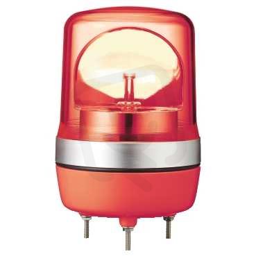 Schneider XVR10J04 Rotační maják, 106mm,LED 12V,Rudá