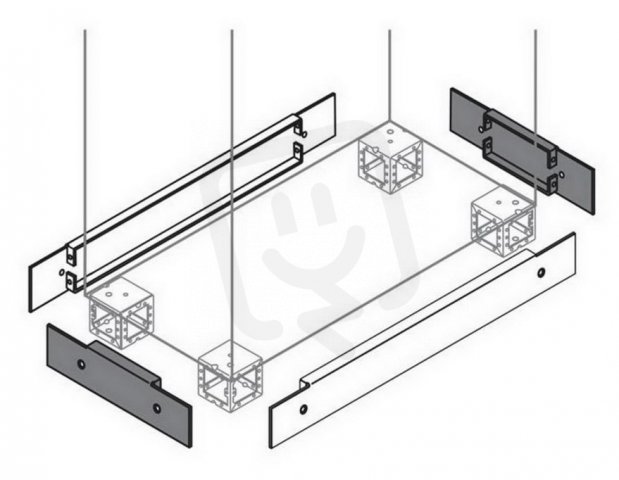 ZN5000 Kryty podstavce 100x500mm