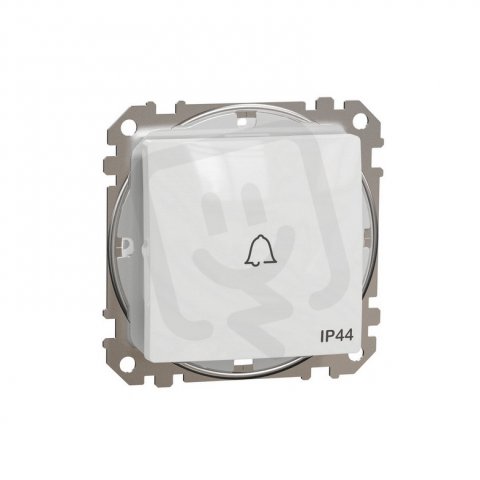 Sedna D/E Tlačítko 1/0 ''zvonek'' IP44, Bílá SCHNEIDER SDD211131