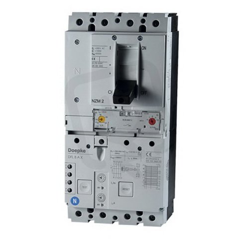 Výkonový jistič DFL8 160-4/X-A 4P, 160 A, 0.30 A, 0.50 A, 1.00 A, 3.00 A
