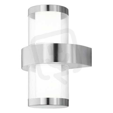Venkovní nástěnné svítidlo BEVERLY 1 LED nerez/čirá/bílá 7,4W IP44 EGLO 94799