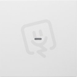 Kryt jednoduchý pro 1-násobný tlačítkový modul, KNX - S.1/B.x, bílá mat 80960299
